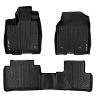 MAXLINER Floor Mats 2 Row Liner Set Black for 2013-2018 Acura RDX with 8-Way Front Passenger Seat