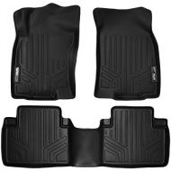 MAX LINER MAXLINER Custom Fit Floor Mats 2 Row Liner Set Black for 2014-2019 Nissan Rogue (No Rogue Sport or Select Models)