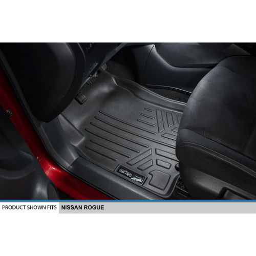  MAX LINER MAXLINER Custom Fit Floor Mats 2 Row Liner Set Black for 2014-2019 Nissan Rogue (No Rogue Sport or Select Models)