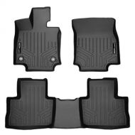 MAX LINER MAXLINER Custom Fit Floor Mats 2 Row Liner Set Black for 2019 Toyota RAV4 - No Hybrid Models