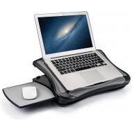 [아마존베스트]MAX SMART Laptop Lap Pad Laptop Stand with Attached Mouse Pad, Cushion and USB Cooling Fan, Non-Slip Heat Shield Tablet Computer Stand for Sturdy Work Station for Home, Office, Bed