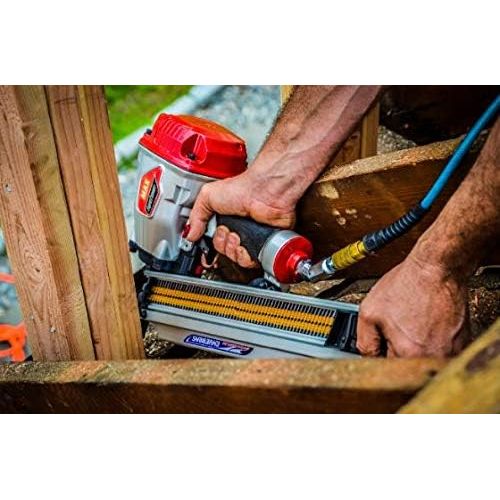  MAX USA CORP. MAX USA CORP SuperFramer SN883RH3 21 Degree Framing Full Round Head Stick Nailer up to 3-1/4