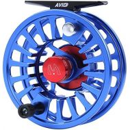 [아마존베스트]MAXIMUMCATCH Fly Reel Avid Series Fly Fishing Reels Large Spool Core in 1/3, 3/4, 5/6, 7/8, 9/10wt, Light Weight, 5 Colour Choice, with Cords Combo