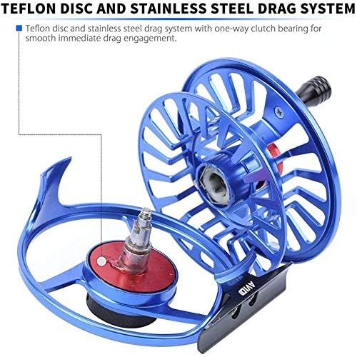  [아마존베스트]MAXIMUMCATCH Fly Reel Avid Series Fly Fishing Reels Large Spool Core in 1/3, 3/4, 5/6, 7/8, 9/10wt, Light Weight, 5 Colour Choice, with Cords Combo