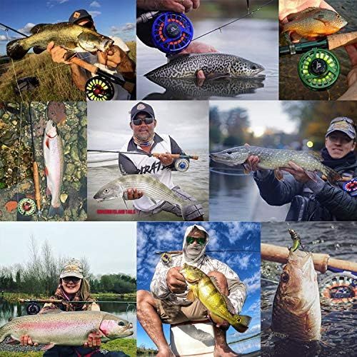  [아마존베스트]MAXIMUMCATCH Fly Reel Avid Series Fly Fishing Reels Large Spool Core in 1/3, 3/4, 5/6, 7/8, 9/10wt, Light Weight, 5 Colour Choice, with Cords Combo