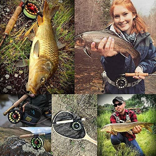  [아마존베스트]MAXIMUMCATCH Toro Fly Reel 3/4 5/6 7/8WT Super Lightweight Large Spool Core Precise Execution Striking Design Green Blue Black