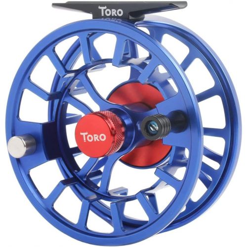  [아마존베스트]MAXIMUMCATCH Toro Fly Reel 3/4 5/6 7/8WT Super Lightweight Large Spool Core Precise Execution Striking Design Green Blue Black