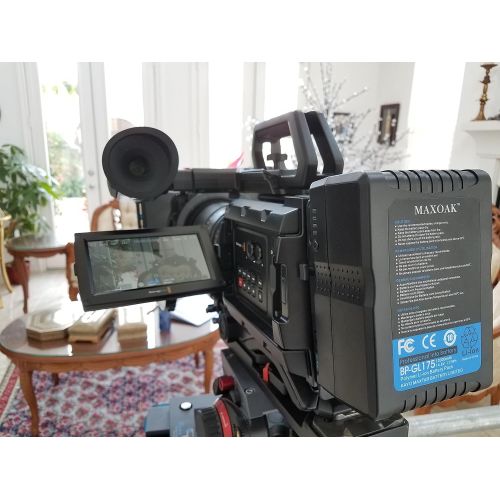  [아마존 핫딜] [아마존핫딜]MAXOAK 177Wh (12000mAh/14.8V) V Mount Battery and Charger V lock Battery for Video Camera Camcorder with D-tap(not for RED series)