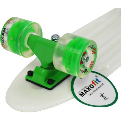  MAXOfit Skateboard Mini Cruiser Retro