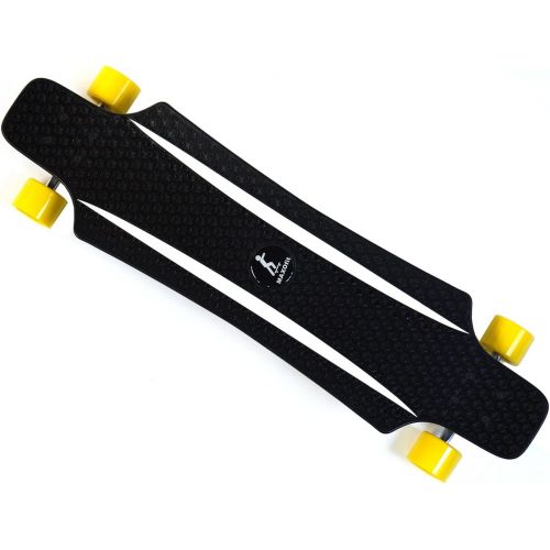  MAXOfit IHR PARTNER FUER SPORT UND FREIZEIT MAXOfit Kunststoff Longboard XP 5.0, 92 cm, extrem robust, sehr gut lenkbar & allwettertauglich