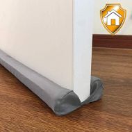 [아마존 핫딜] [아마존핫딜]MAXTID Bottom Door Draft Stopper 32 to 38 inches Grey Adjustable Insulation Sound Proof Door Draft Blocker for Noise Light Smell Stopper
