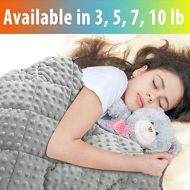 [아마존핫딜][아마존 핫딜] MAXTID Weighted Blanket for Kids 7 lbs 41x60 Luxurious Kids Heavy Blanket with Glass Beads, Best for 60-80lb Children