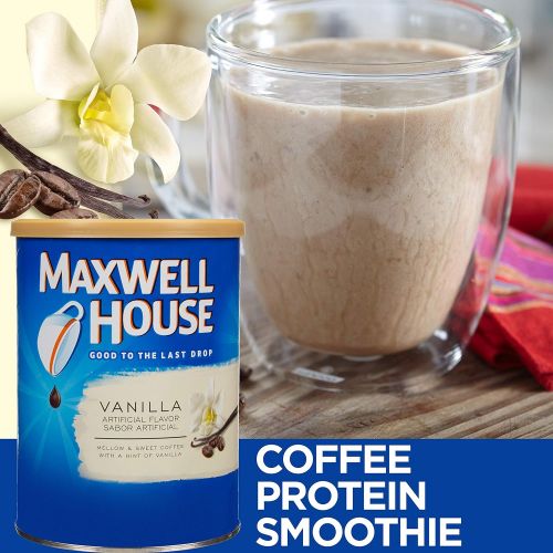  Maxwell House Vanilla Medium Roast Ground Coffee (11 oz Canisters, Pack of 3)