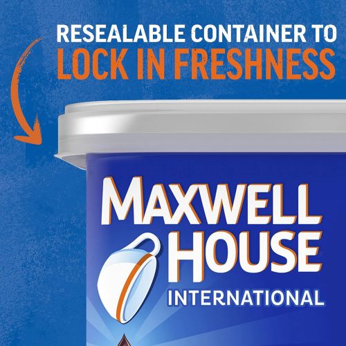  Maxwell House Suisse Mocha Cafe Sugar-Free Beverage Mix (4.1 oz Cans, Pack of 8)