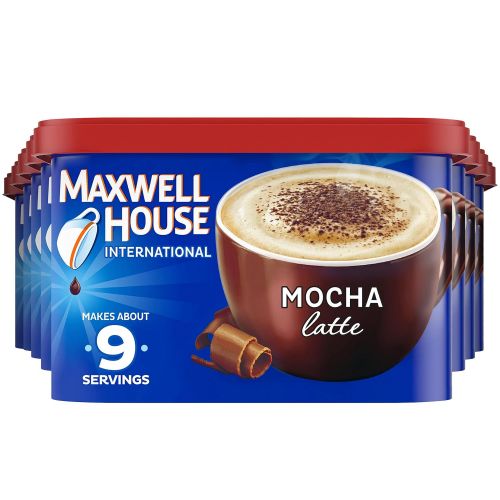  Maxwell House International Cafe Instant Mocha Latte Coffee (8.5 oz Canisters, Pack of 8)