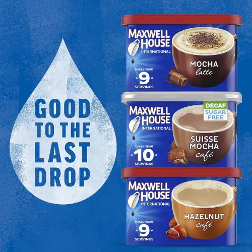  Maxwell House International Cafe Instant Mocha Latte Coffee (8.5 oz Canisters, Pack of 8)