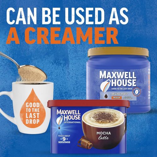  Maxwell House International Cafe Instant Mocha Latte Coffee (8.5 oz Canisters, Pack of 8)