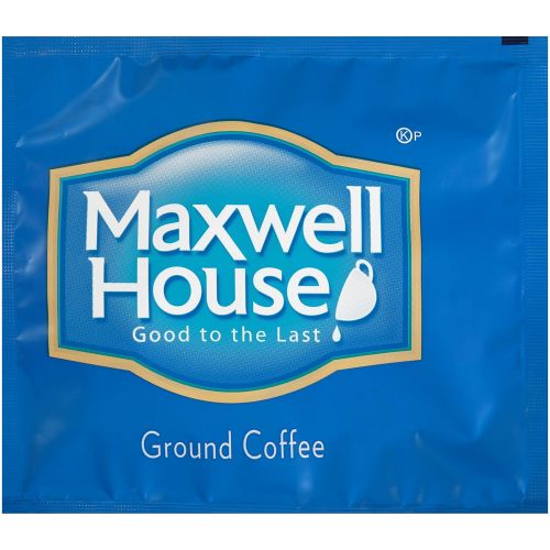  Maxwell House Medium Roast Ground Coffee Filter Packs (0.7 oz Packets, Pack of 100)