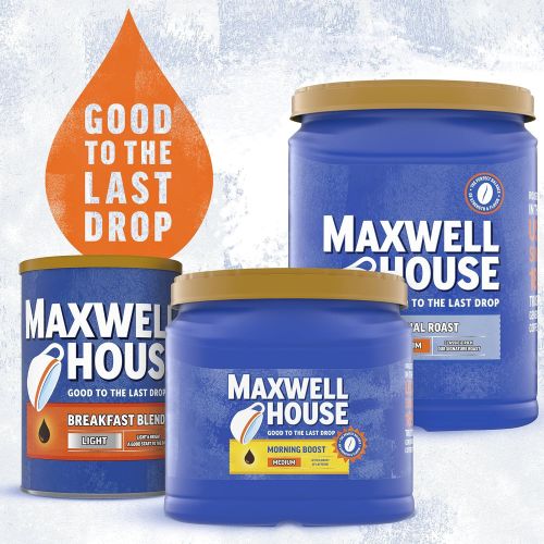  Maxwell House Morning Boost Ground Coffee (26.7 oz Canister)