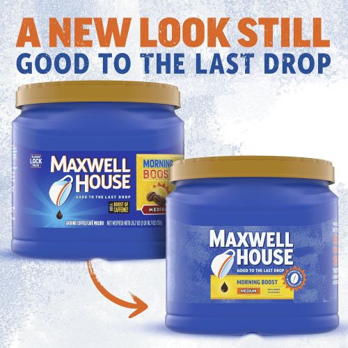  Maxwell House Morning Boost Ground Coffee (26.7 oz Canister)