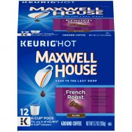 MAXWELL HOUSE Maxwell House French Roast K-Cup Pods, 72 Count (6 Packs of 12)