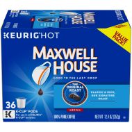 MAXWELL HOUSE, Original Roast Coffee, K-Cup Pods, 36 Count, 12.4 Oz, (Pack of 4)