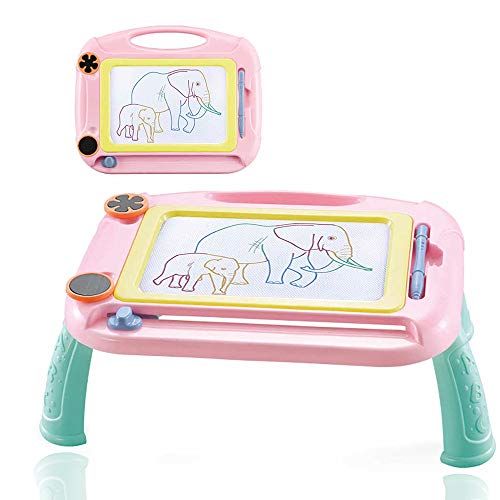  [아마존베스트]MAXZONE Kids Toys for 1-7 Years Old Boys, Toddler Magnetic Drawing Doodle Board Writing Painting for Age 2 3 4 5 6 Boys Birthday Gift (Pink)