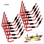 MAYMII XFMT Kayak Ladder Wall Mount Storage Rack Bike Surfboard Canoe Folding Hanger