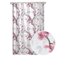 MAYTEX Cherrywood Blossom Fabric Shower Curtain, Multi Floral, 70 inches x 72 inches