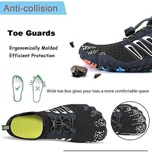  MAYZERO Water Shoes Swim Surf Shoes Beach Pool Shoes Wide Toe Hiking Water Sneakers Quick Dry Aqua Shoes for Men and Women