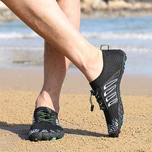  MAYZERO Water Shoes Swim Surf Shoes Beach Pool Shoes Wide Toe Hiking Water Sneakers Quick Dry Aqua Shoes for Men and Women