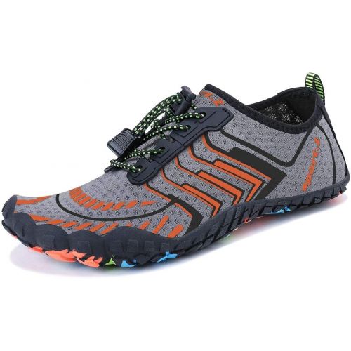  MAYZERO Water Shoes Swim Surf Shoes Beach Pool Shoes Wide Toe Hiking Water Sneakers Quick Dry Aqua Shoes for Men and Women