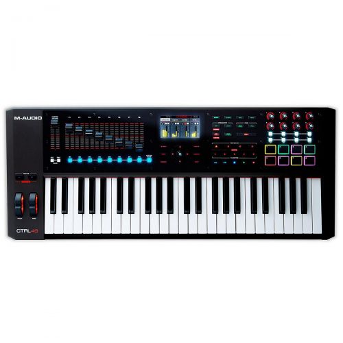  M-Audio},description:The M-Audio CTRL49 is a premium 49-key USBMIDI controller that combines the creative power of VST instruments and FX plug-ins with dedicated DAW fader and tra