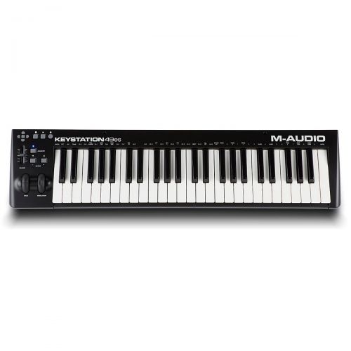  M-Audio},description:Step into computer-based music creation and performance with the Keystation 49ES keyboard controller from M-Audio. Keystation 49ES is a simple, powerful MIDI c