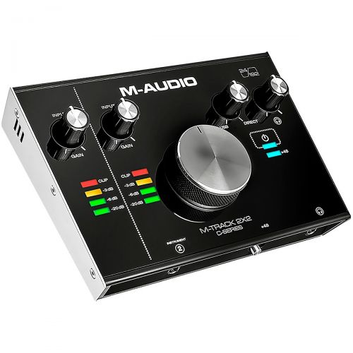  M-Audio},description:With the M-Track 2x2, you can create flawless 24-bit192kHz studio-quality recordings with an intuitive and easy-to-use audio interface. Boasting an elegant pr