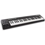 M-Audio Keystation 49 MK3 | Compact Semi Weighted 49 Key MIDI Keyboard Controller with Assignable Controls, Pitch / Modulation Wheels and Software Production Suite included USB Pow