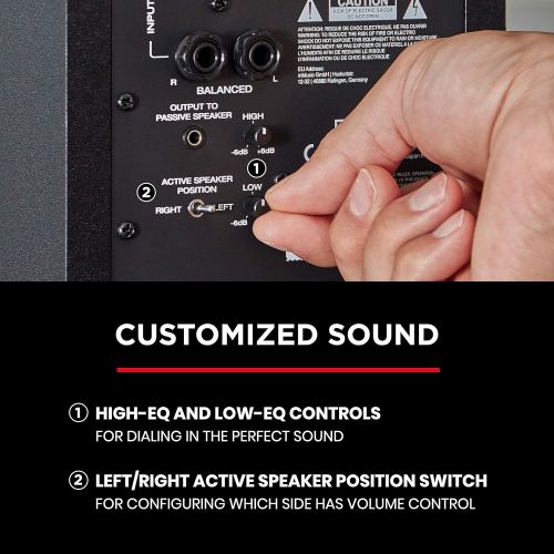  [아마존베스트]M-Audio BX3-120-Watt Powered Desktop Computer Speakers/Studio Monitors for Gaming, Music Production, Live Streaming and Podcasting (BX3 Pair)