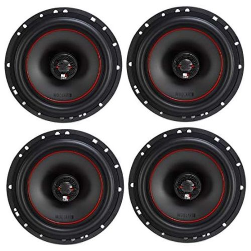  MB Quart X-Line 6.5 Inch Coaxial Car Audio Speakers Bundle - Two Pairs of XK1-116 Speakers