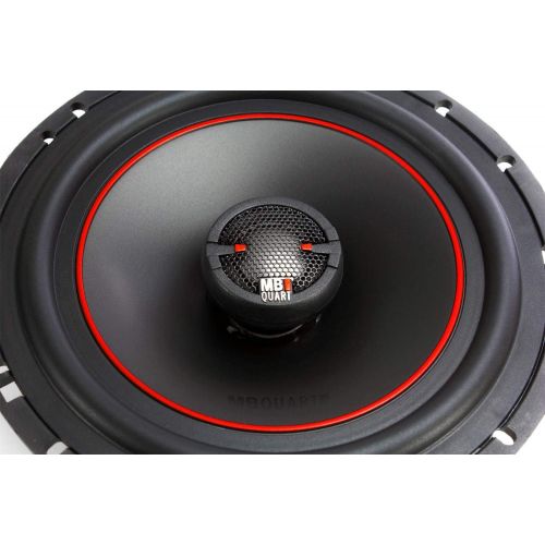  MB Quart X-Line 6.5 Inch Coaxial Car Audio Speakers Bundle - Two Pairs of XK1-116 Speakers