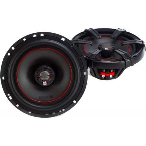  MB Quart X-Line 6.5 Inch Coaxial Car Audio Speakers Bundle - Two Pairs of XK1-116 Speakers