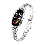 MBHB Females Smart Watch, Exquisite Fitness Tracker, Blood Pressure/Heart Rate/Sleep Monitor for Women, Silver