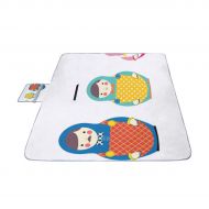 MBVFD Set of Russian Nesting Dolls Picnic Mat 57（144cm） x59 (150cm Picnic Blanket Beach Mat with Waterproof for Kids Picnic Beaches and Outdoor Folded Bag