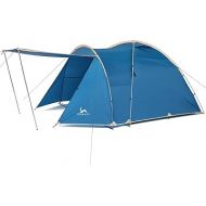 MC 4 Person Tent Camping Tent Easy Set Up Double Layer with Porch Large for 4-5 Person Family Camping