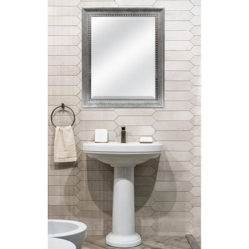  MCS 22x28 Inch Slope Mirror, 27.5x33.5 Inch Overall Size, Silver (20564)