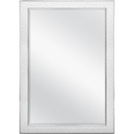 MCS 24x36 Inch Nordic Blossom, 29x41 Overall Size, White Mirror