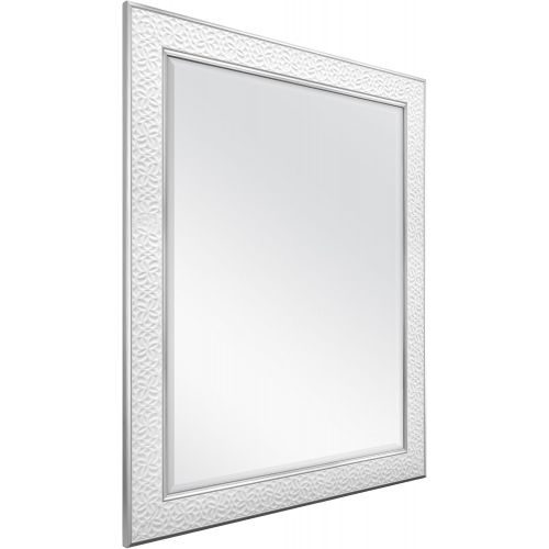  MCS 24x36 Inch Nordic Blossom, 29x41 Overall Size, White Mirror