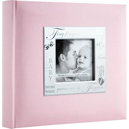  [아마존베스트]MCS MBI 9x9 Inch Fabric Expressions Pocket Album, Pink (846611)