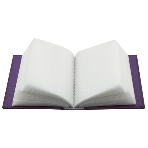  MCS 100 Pocket Big Max Embossed Family Album, Purple (823365)