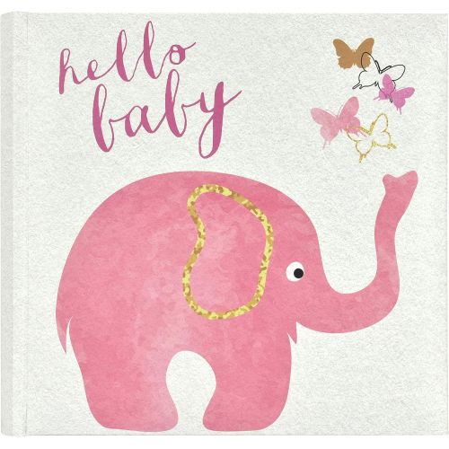  MCS Baby Pink Elephant Photo Album, 8.5 x 8.5