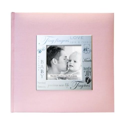  MCS MBI 9x9 Inch Fabric Expressions Pocket Album, Pink (846611)